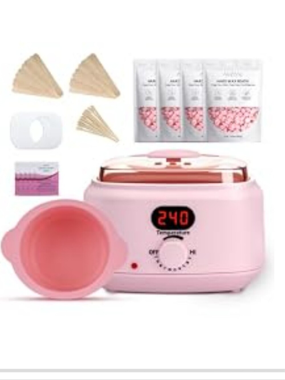 Digital Waxing Warmer For Women, 500ml At Home Waxing Kit